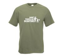 T-Shirt Imprimé Design Scooter Ne Touchez Pas 1