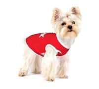 T-shirt imprimé drapeau de la Turquie pour petits chiens Chemise tendance respirante sans manches pour petits chiens