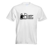 T-Shirt Imprimé Funshirt Design Print Pour Ceux Qui Freinent Plus Tard