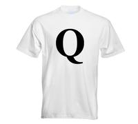 T-Shirt Imprimé Lettre Q Alphabet Funshirt Design