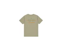 T-shirt Tonal Logo Print Alpha Industries - Olive M