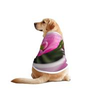 T-shirt imprimé Spring is in The Air pour animal de compagnie, gilet doux, respirant, léger et extensible pour chien de taille moyenne