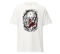 T-shirt inspiré de Hollow Knight Silksong - Hornet fabriqué par les fans dans les flammes sombres avec cape rouge - T-shirt gamer unisexe en coton pour une tenue décontractée et un style streetwear