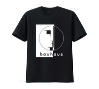 T-shirt inspiré du Bauhaus, Walter Gropius, Daniel Ash, Peter Murphy, Kevin Haskins, David J Design, vintage, délavé, élégant, légèrement vieilli Gray