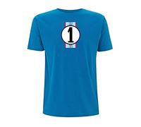 T-shirt inspiré du film The Mans 66 GT40 Ken Number 1 Miles Racing Classic Movie No 1 gt - Bleu - Medium