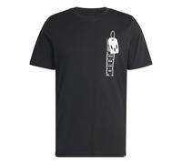 Adidas Messi Fun Graphic Short Sleeve T-shirt Noir L Homme