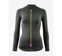 T-shirt intérieur Assos 2/3 manches longues gris mat orange femme - L-XL