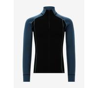 T-shirt intérieure CMP Unlimitech Performance Merino demi-zip manches longues noir bleu - 52