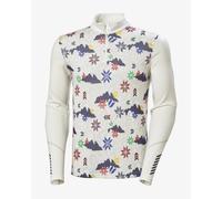T-shirt intérieure Helly Hansen Lifa Merino Midweight Half Zip Ski Free blanc lilas vert - M