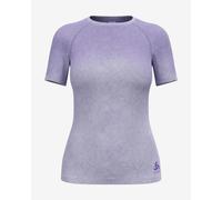 T-shirt intérieure Odlo Performance Light Rain-Dye manches courtes lilas clair femme - M