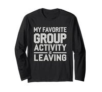 T-Shirt Introverti Drôle Anxiété Sociale Introverti Manche Longue