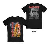 T-shirt ironmaiden killers v2 album tracklist unisexe noir taille l Noir G