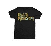T-shirt ironmaiden nine eddies unisexe noir taille l