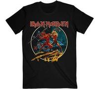 T-shirt ironmaiden notb run to the hills distress unisexe noir taille l Noir G