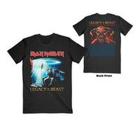 T-shirt ironmaiden two minutes to midnight unisexe noir taille xxl Noir G