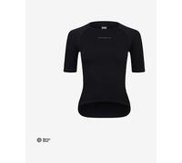 T-shirt Isadore Merino manches courtes noir mat femme - M