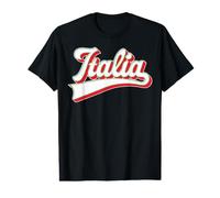 T-Shirt Italia Baseball Script - Vintage Italian Pride T-Shirt Graphique avec Valeur