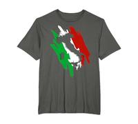 T-shirt Italie avec drapeau italien Italia Italy pour femme T-Shirt