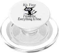 T-Shirt « It's Fine I'm Fine Everything is Fine » pour Homme PopSockets PopGrip pour MagSafe
