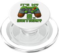 T-Shirt « It's My 8th Birthday Shirt Gamer Video Pixel Game Party » PopSockets PopGrip pour MagSafe