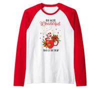 T-shirt It's The Most Wonderful Time The Year - Noël Manche Raglan