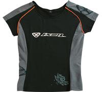 T-shirt IXON PADDOCK LADY noir et orange S
