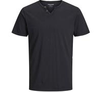 JACK & JONES Jjesplit Neck Tee SS Noos T-Shirt, Noir, S Hommes