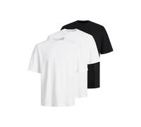 JACK & JONES Jjhugo Lot de 3 t-Shirts Amples à col Rond Homme