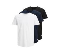 T-shirt - Jack & Jones - Lot de 3 - Coton doux - Col classique - Manches courtes S