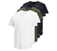 T-shirt - Jack & Jones - Noa - Blanc - Manches courtes - Col arrondi L