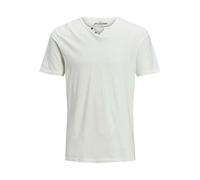 T-shirt Jack & Jones Split neck Blanc M