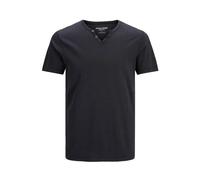 T-shirt Jack & Jones Split neck Noir S