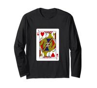 T-Shirt Jack of Hearts Cartes à Jouer Tees Manche Longue