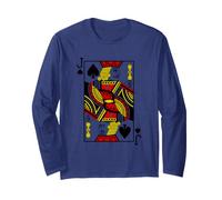 T-Shirt Jack of Spades Playing Card Manche Longue