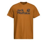 Jack Wolfskin Brand Short Sleeve T-shirt Bleu L Homme