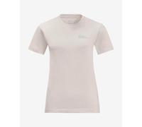 T-shirt Jack Wolfskin Essential à manches courtes pour femme, couleur blanc. - XL