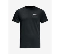 Jack Wolfskin Essential Short Sleeve T-shirt Bleu,Noir S Homme