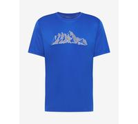 T-shirt Jack Wolfskin Peak Graphic manches courtes bleu électrique - XL