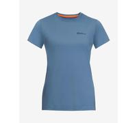 T-shirt Jack Wolfskin Prelight Trail à manches courtes bleu clair. - XS