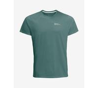 T-shirt Jack Wolfskin Prelight Trail à manches courtes vert forêt. - S