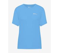 Jack Wolfskin Vonnan Short Sleeve T-shirt Bleu M Femme