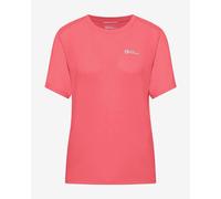T-shirt Jack Wolfskin Vonnan manches courtes rose chewing-gum femme - XL