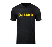 JAKO - De T-Shirts, Mixte, Noir Chiné/Citro, XXL