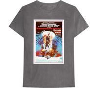 T-shirt James Bond Diamonds are Forever Slim Fit pour homme Anthracite, charbon, Taille M