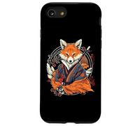 T-Shirt Japonais Art Fox Ninja Ukiyo-e Anime Samurai Fox Coque pour iPhone SE (2020) / 7/8