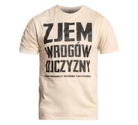 T-shirt Je mangerai les ennemis de la patrie Kałdun - Sandy/Black S