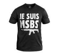 T-shirt Je Suis MSBS Grot Kałdun - Black XXL