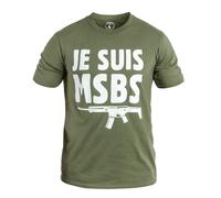 T-shirt Je Suis MSBS Grot Kałdun - Green XL