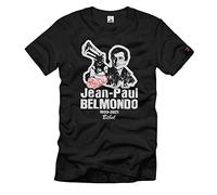 T-shirt Jean-Paul Belmondo Action Held France TV Legende - T-shirt #38261, Noir , XXL