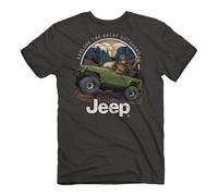 T-shirt Jeep Sasquatch, couleur fumée, motif Wrangler | 100 % coton, smoke, X-Large